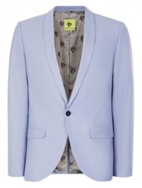 Topman Noose & Monkey Light Blue Skinny Fit Suit Jacket