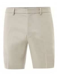 Topman Stone Mid Length Tailored Shorts