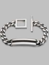 Geo Id Bracelet Silver