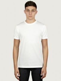 Acne Men?s White Measure T-shirt