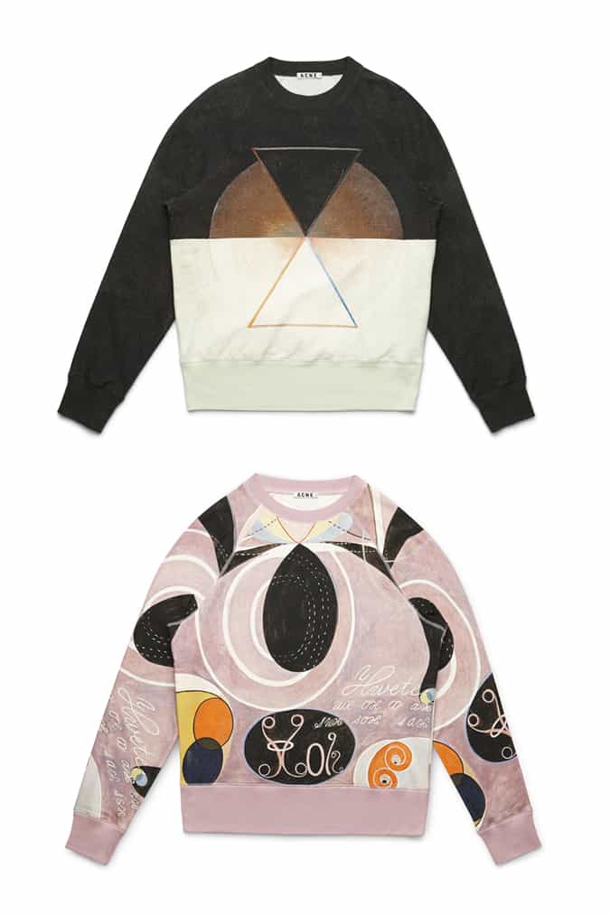 Acne Studios x Hilma af Klint: Wearable art