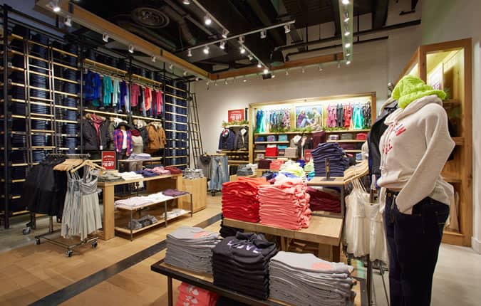 American Eagle Outfitters First UK Store