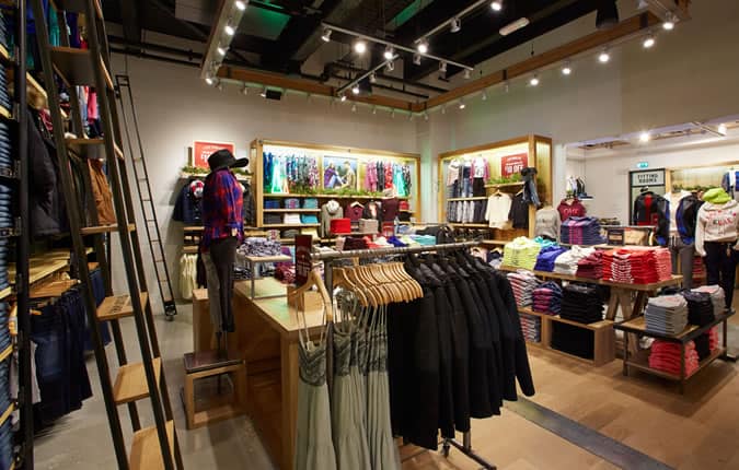 American Eagle Outfitters First UK Store