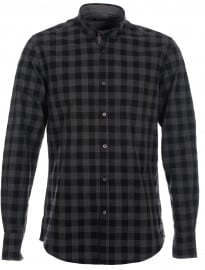 Antony Morato Black & Grey Checked Shirt
