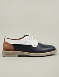Alexander Mcqueen Men?s Minnesota Leather Saddle Shoe