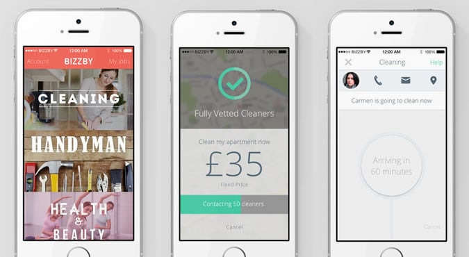 BIZZBY – On Demand Services - Cleaning Handyman London