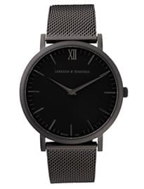 Larsson And Jennings Black Chain Metal Watch