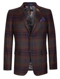 Ted Baker Canne Wool Check Jacket