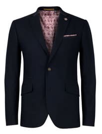 Ted Baker Tantkop Wool Grosgrain Suit Blazer