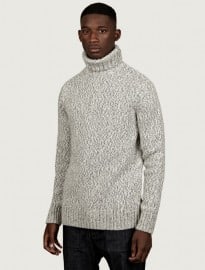 Barbour X Norton & Sons Mens Coleman Roll Neck Woollen Knit
