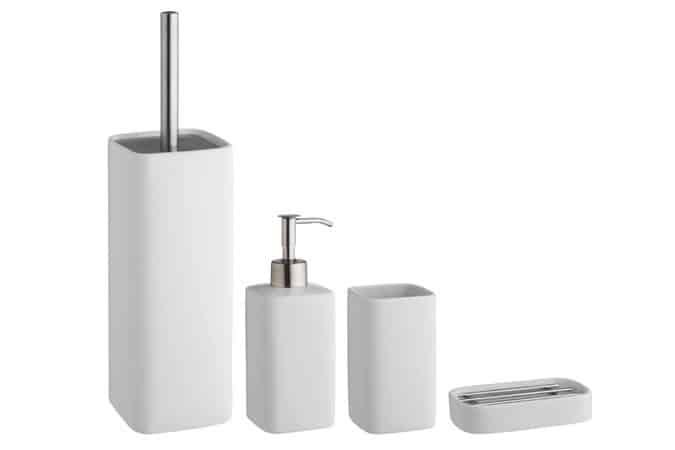 STARTER White Bathroom Accessories Set