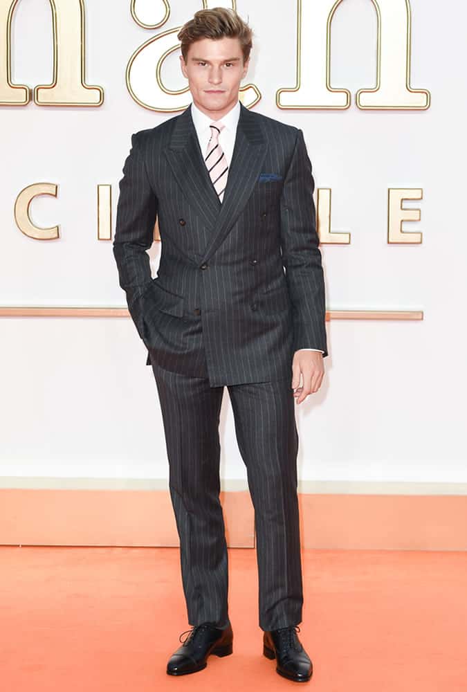 Oliver Cheshire at the Kingsman Golden Circle premiere