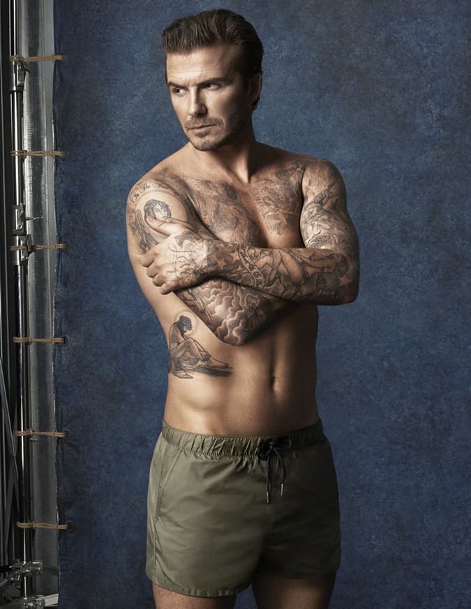 David Beckham swimwear