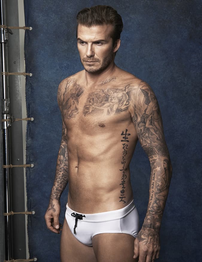 David Beckham swimwear