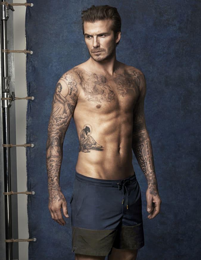 David Beckham swimwear