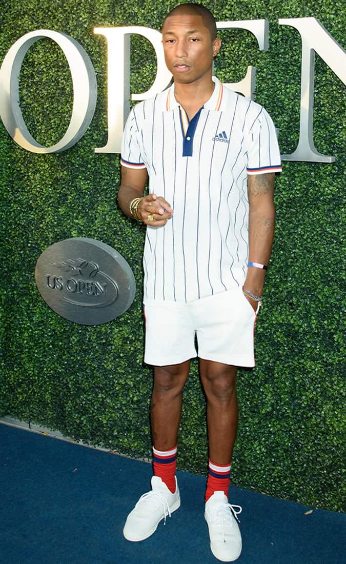 Pharrell Williams at the US Tennis Association Gala