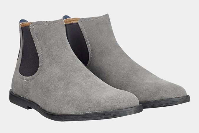 Burton Grey Chelsea Boots