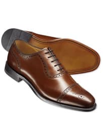 Brown Semi-brogue Shoes