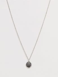 Asos Design Vintage Inspired Pendant Necklace