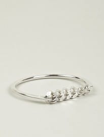 Bunney Identity Chain Sterling Silver Bangle