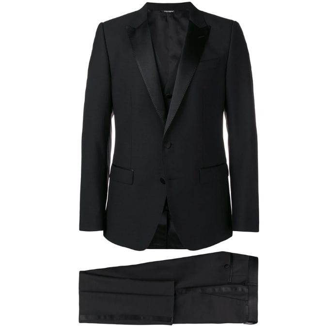 Dolce & Gabbana Single-breasted wool Martini-fit tuxedo suit