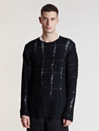 Comme Des Garcons Homme Plus Mens Loosely Woven Sweater