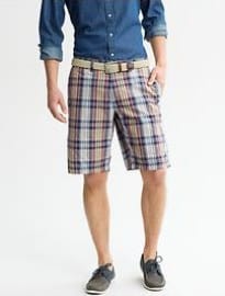Madras Plaid Short