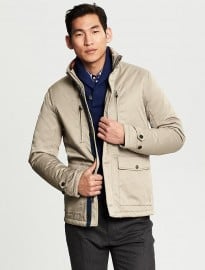Mixed-media Field Jacket
