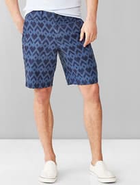 Gap Lived-in Ikat Flat Front Shorts 10