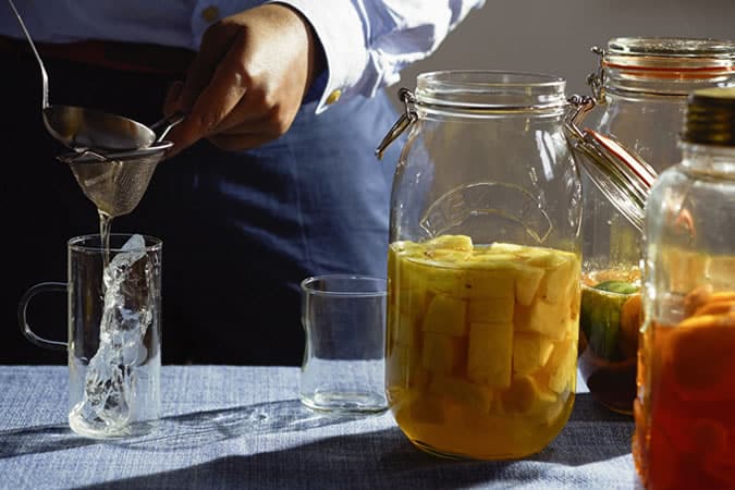 Pineapple Rum Ginger Beer