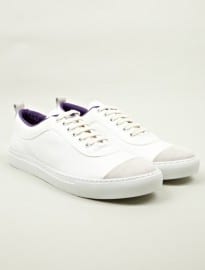 Comme Des Garcons Shirt Canvas & Suede Sneakers