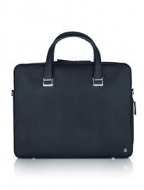 Bourdon Navy Single Zip Briefcase