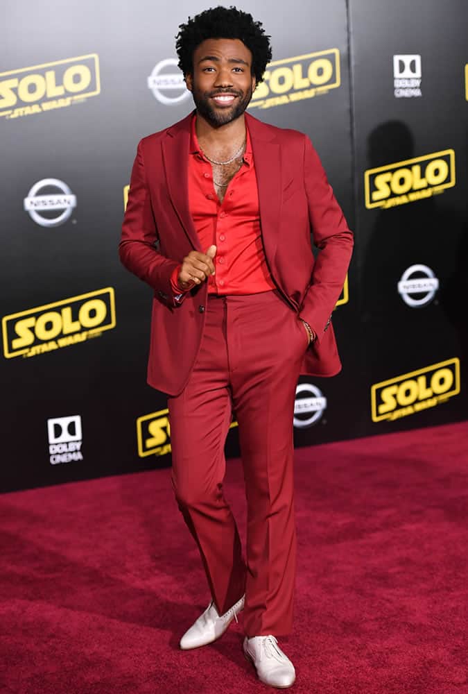 Childish Gambino Red Suit