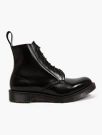 Dr Martens Mens Black Boanil Brush Leather Arthur Boots