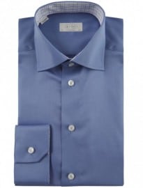 Eton Checked Trim Shirt