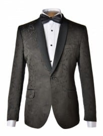 Black Paisley Evening Jacket