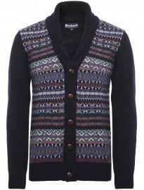 Mens Barbour Fair Isle Martingale Cardigan