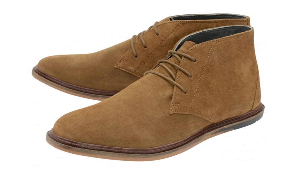Frank Wright Shoes and Boots - Walker Tobacco Suede Lace-up Boot