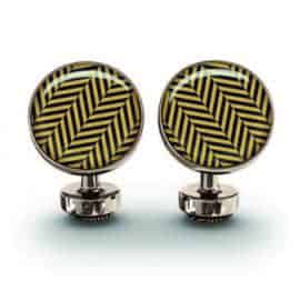Herringbone Gold/blue