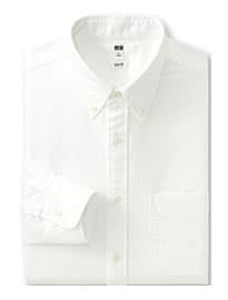 Uniqlo Men Oxford Slim Fit Long Sleeve Shirt