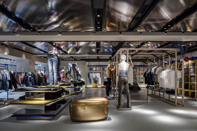 The refurbished Harvey Nichols menswear department