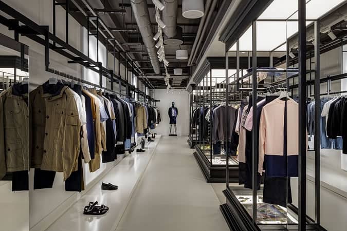 The refurbished Harvey Nichols menswear department