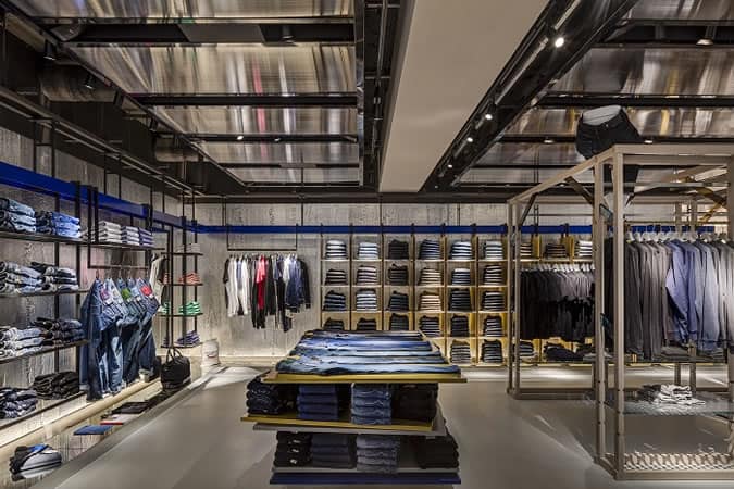 The refurbished Harvey Nichols menswear department