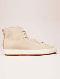 Hand Sewn High Suede Greige