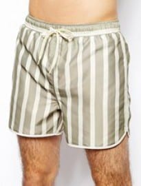 Selected Striped Swim Shorts