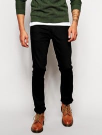 Nudie Jeans Slim Jim Slim Fit Dry Black Wash