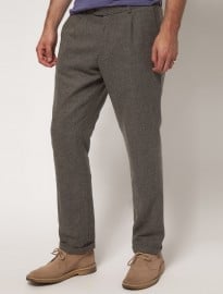 Farah Vintage Slim Trouser In Wool Mix
