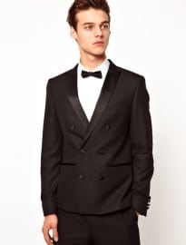 Asos Double Breasted Tuxedo Suit Jacket