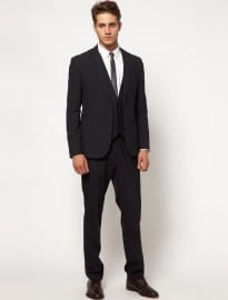 Asos Slim Fit Suit In Navy