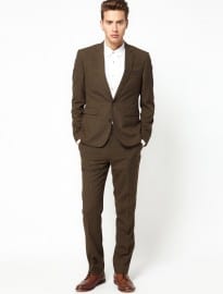 Asos Slim Fit Suit In Pow Check
